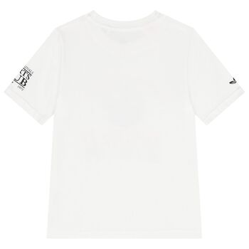 White Football Logo T-Shirt