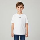 Boys White Logo T-Shirt, 2, hi-res