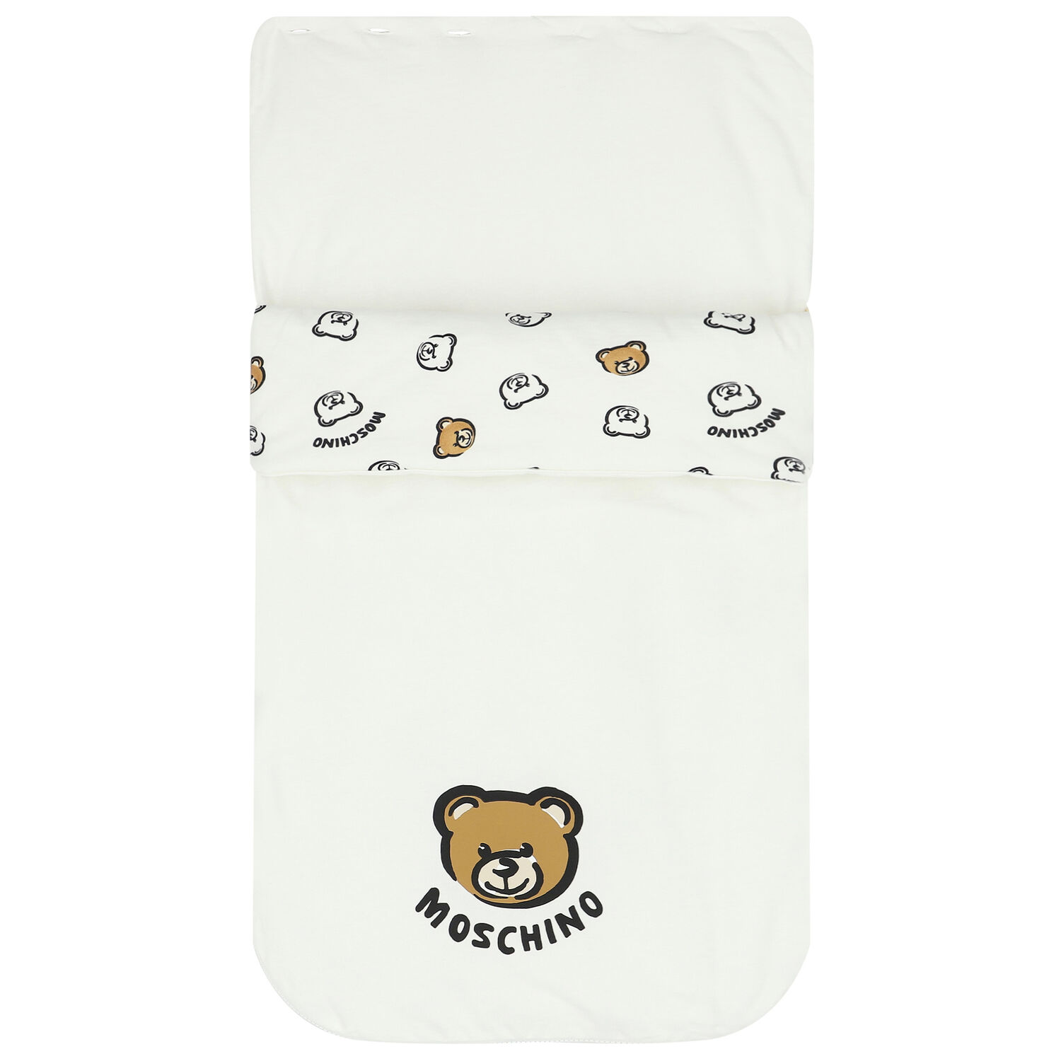 Ivory Teddy Bear Logo Baby Nest, 1, hi-res image number null