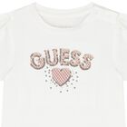 طقم تنورة بنات باللون الأبيض والوردي , 1, hi-res