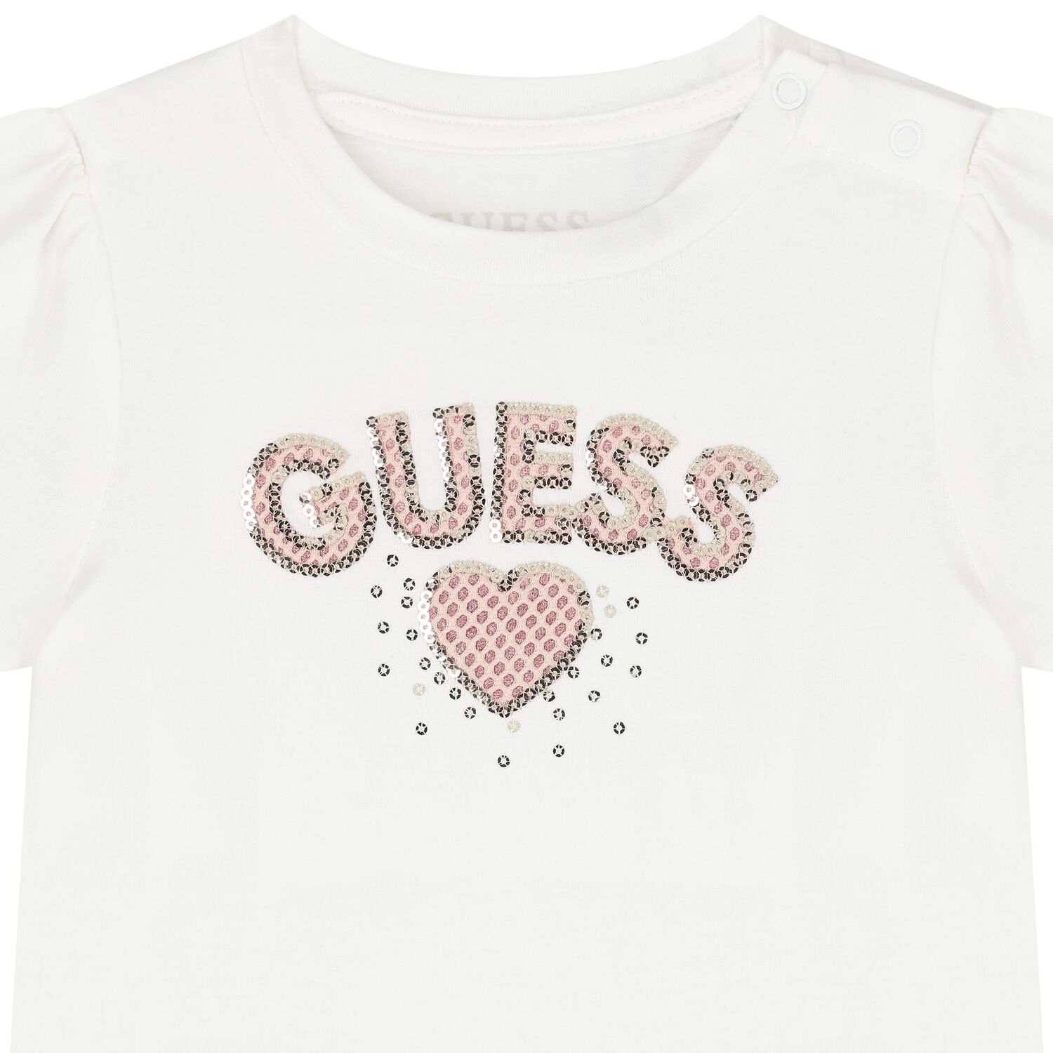 طقم تنورة بنات باللون الأبيض والوردي , 1, hi-res