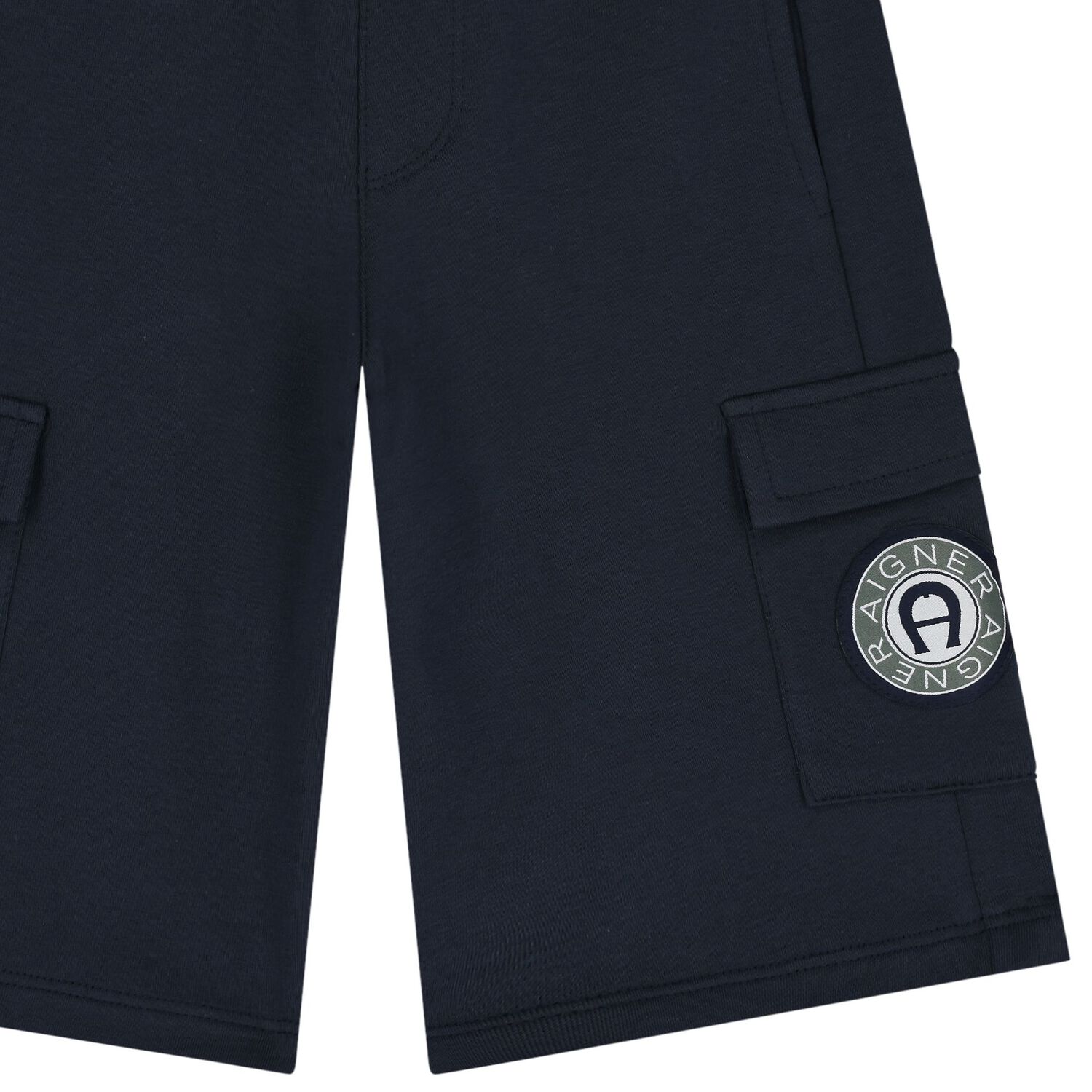 Boys Navy Blue Logo Shorts, 2, hi-res image number null