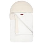 Ivory & Beige Teddy Bear Logo Baby Nest, 1, hi-res