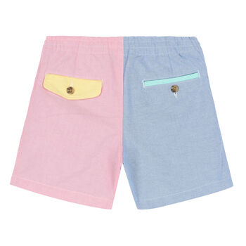Boys Multi-Colored Logo Shorts