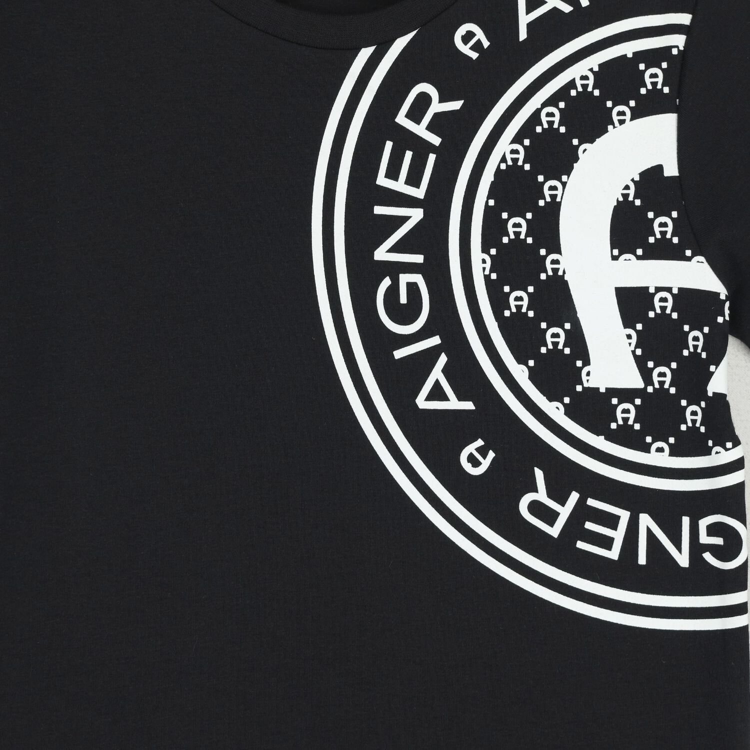 Boys Black Logo T-Shirt, 3, hi-res