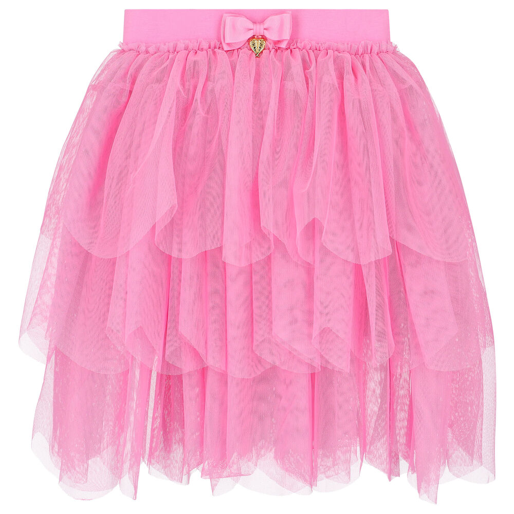 Angel's Face Girls Pink Tutu Skirt | Junior Couture