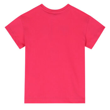 Girls Pink Logo T-Shirt