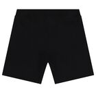 Black Teddy Bear Logo Shorts, 2, hi-res