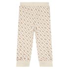 بدلة رياضية بالشعار باللون البيج للأولاد  , 1, hi-res