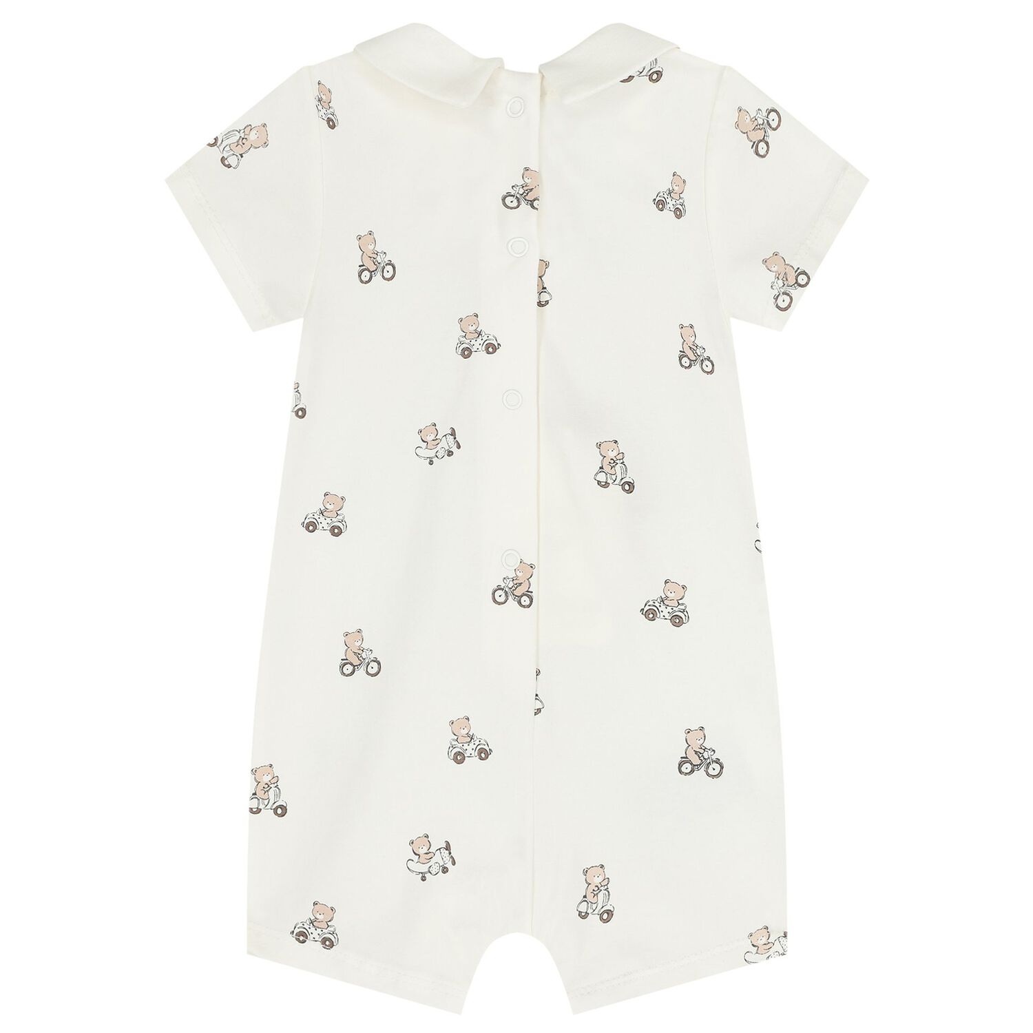 Baby Boys White Rompers ( 2-Pack ), 1, hi-res