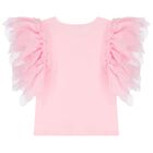Girls Pink 4th Birthday T-Shirt, 3, hi-res