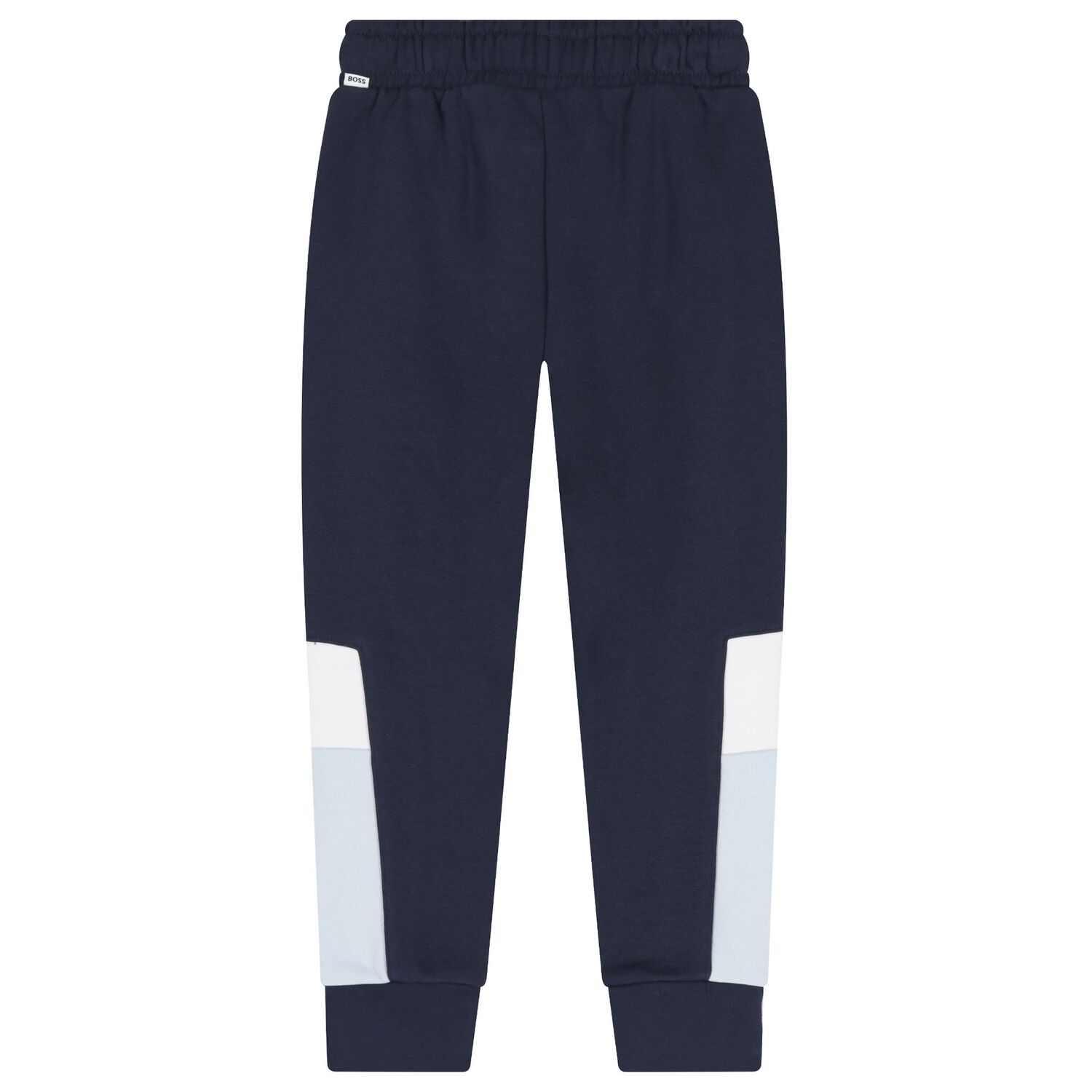 Boys Navy Blue Logo Joggers, 3, hi-res