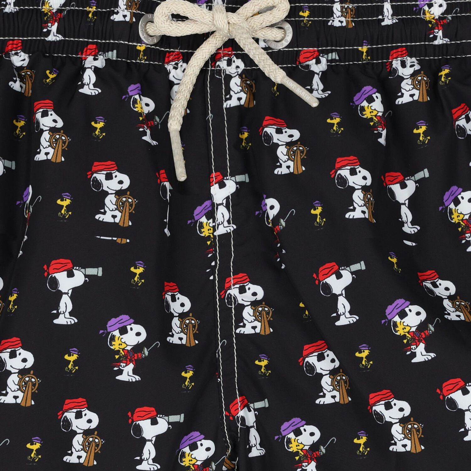 Boys Black Snoopy Swim Shorts, 1, hi-res image number null