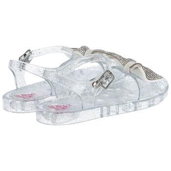 Girls Bow Jelly Sandals