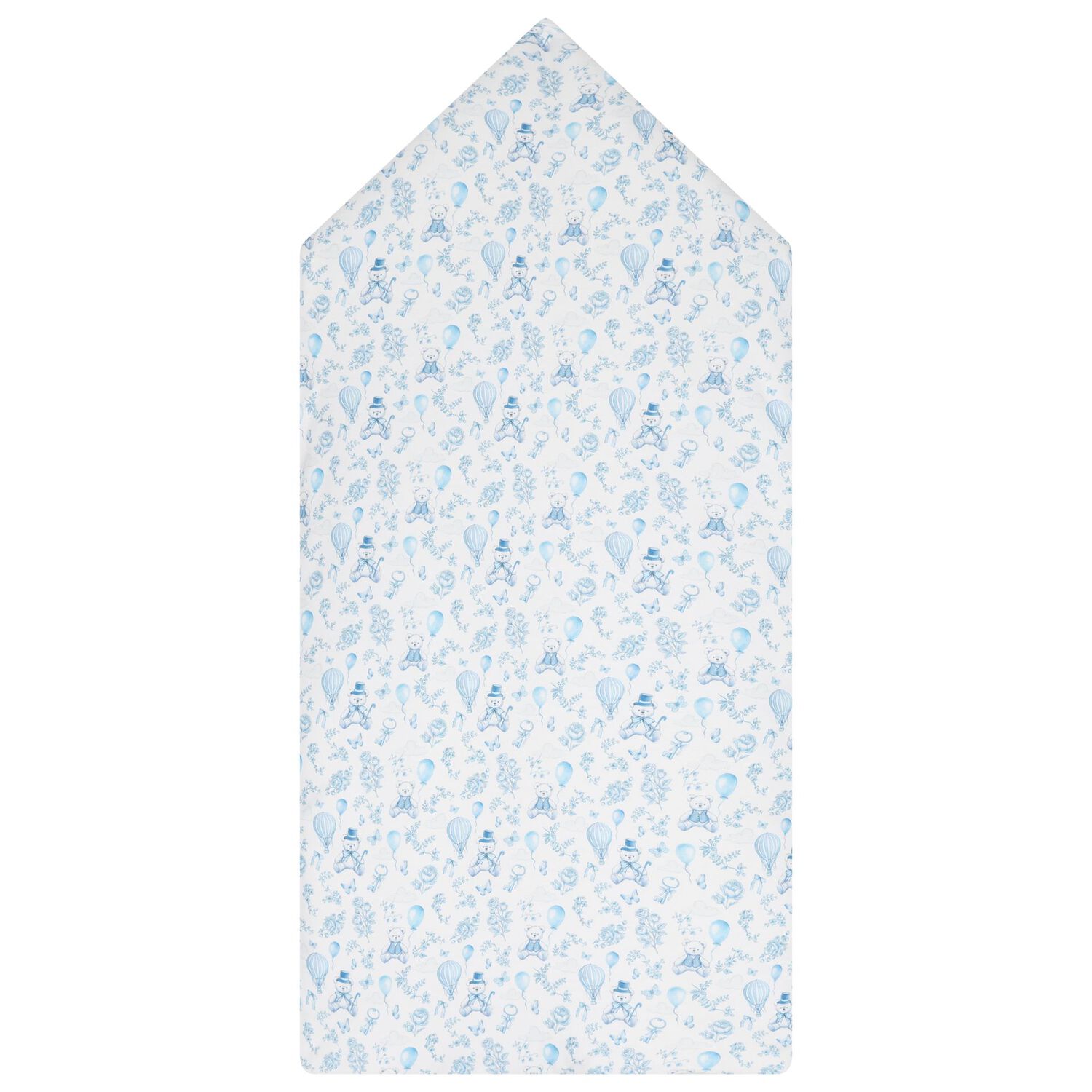 Baby Boys White & Blue Toile Nest, 2, hi-res image number null