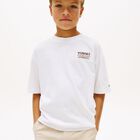 Boys White Logo T-Shirt, 1, hi-res