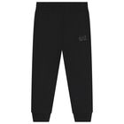 Boys Black Logo Joggers, 1, hi-res