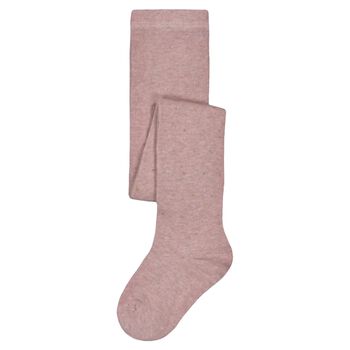 Girls Pink Embellished Tights