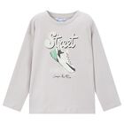Boys Grey Long Sleeve Top, 2, hi-res