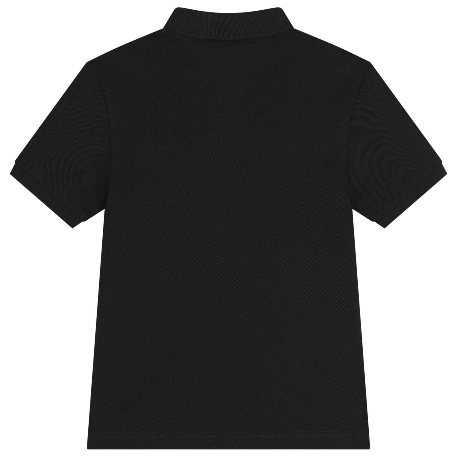 Boys Black logo Polo Shirt, 1, hi-res