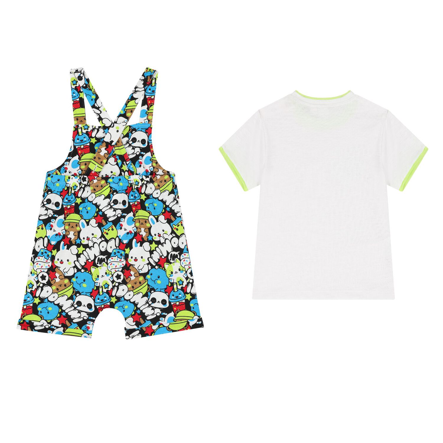 طقم دنغري متعدد الألوان للأولاد , 1, hi-res image number null