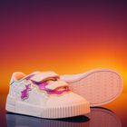 Younger Girls White & Pink Trolls Carina 2.0 Trainers, 1, hi-res