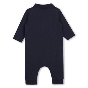 Baby Boys Navy Blue Babygrow