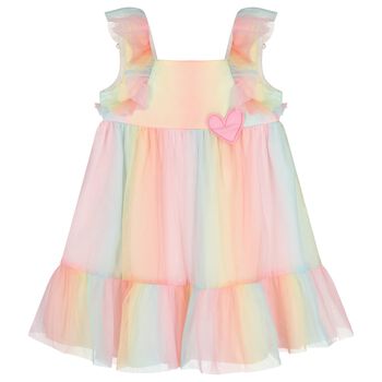 Girls Multi-Coloured Tulle Dress