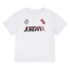 Younger Boys White & Grey Jordan Logo Shorts Set, 1, hi-res