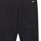 Girls Black Velvet Leggings, 1, hi-res