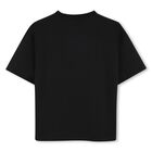 Boys Black & Grey Logo T-Shirt, 1, hi-res