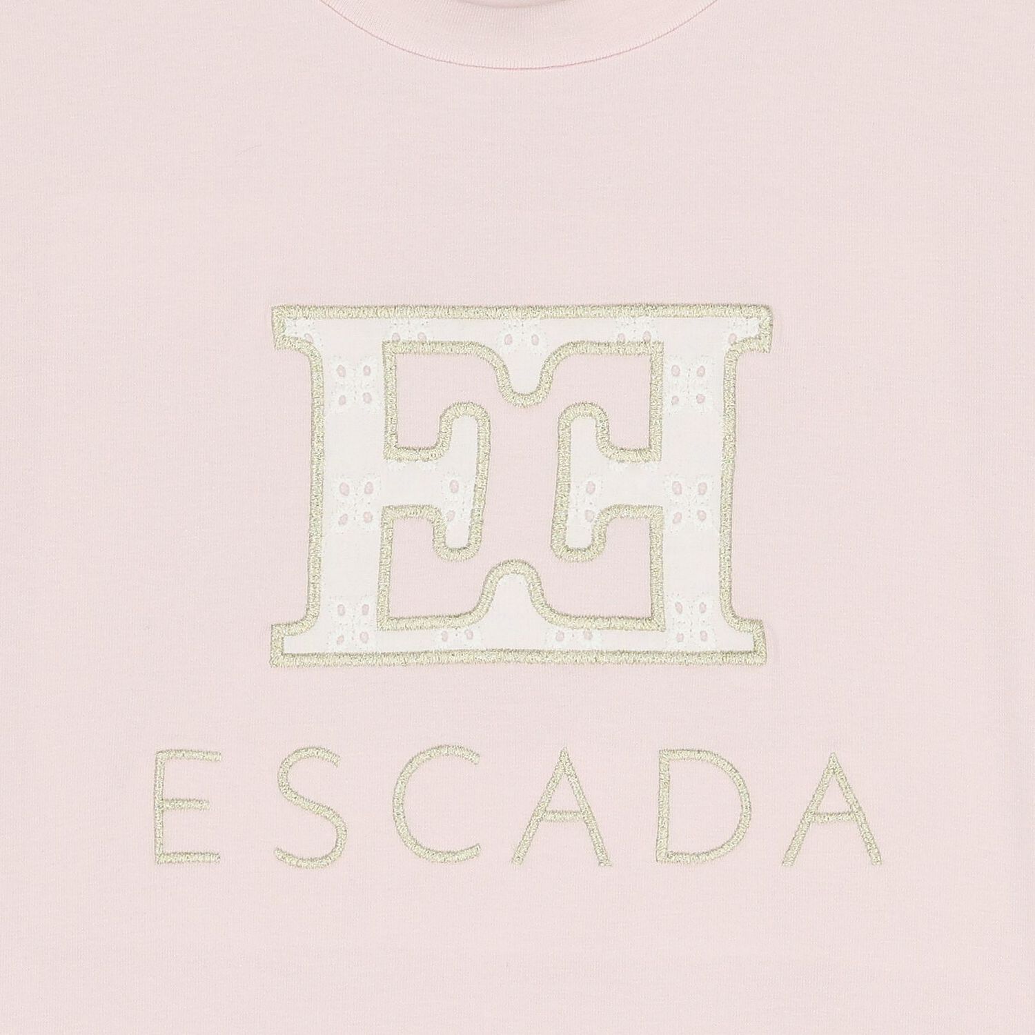 Girls Pink & White Logo Dress, 1, hi-res