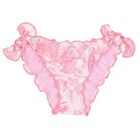 بيكيني بنقشة الغابة باللونين الوردي و الابيض للبنات , 1, hi-res