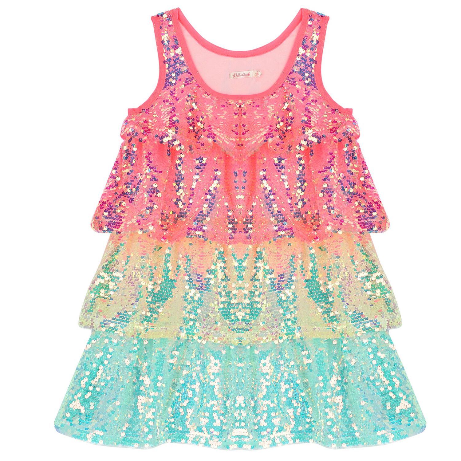 BILLIEBLUSH Girls Multi-Coloured Sequins Dress Set | Junior Couture USA