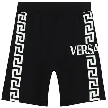 Black Logo Shorts