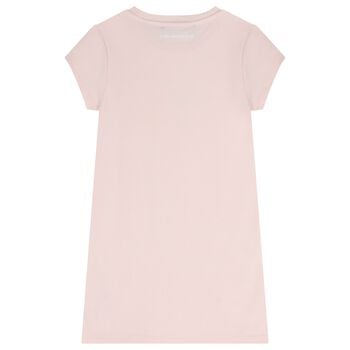 Girls Pink Choupette T-Shirt Dress