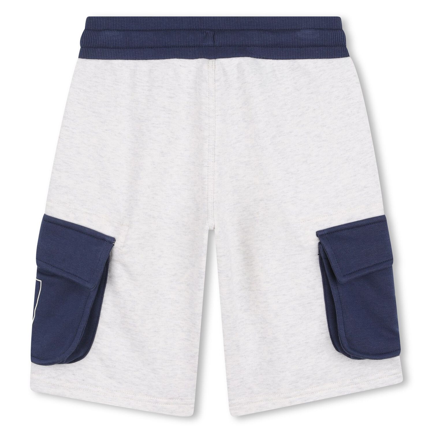 Boys Grey Logo Shorts, 1, hi-res