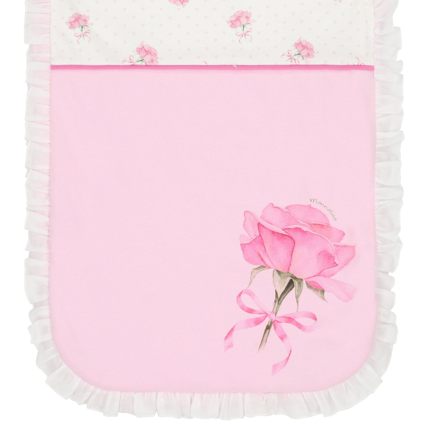 فستان بنات  باللون الوردي و الأبيض, 1, hi-res