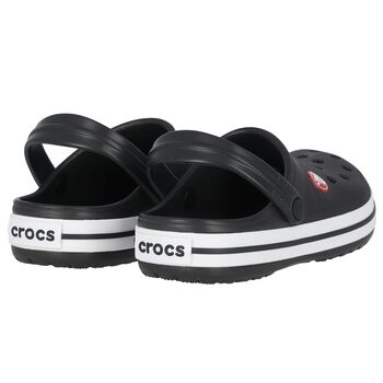 Black Crocband Clogs Sandals, 3 Black Crocband Clogs Sandals
