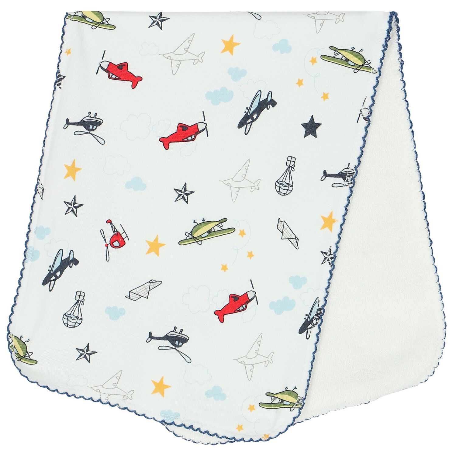 طقم هدية أفرول أولا بطبعة طائرة باللون الأبيض, 1, hi-res