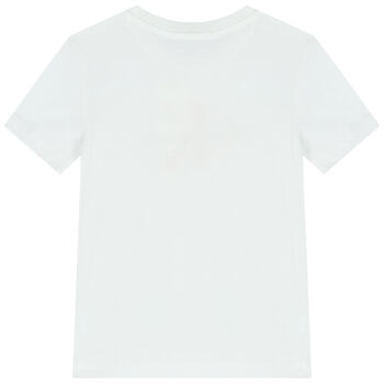 Girls White Logo T-Shirt