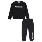 Black Logo Tracksuit, 1, hi-res