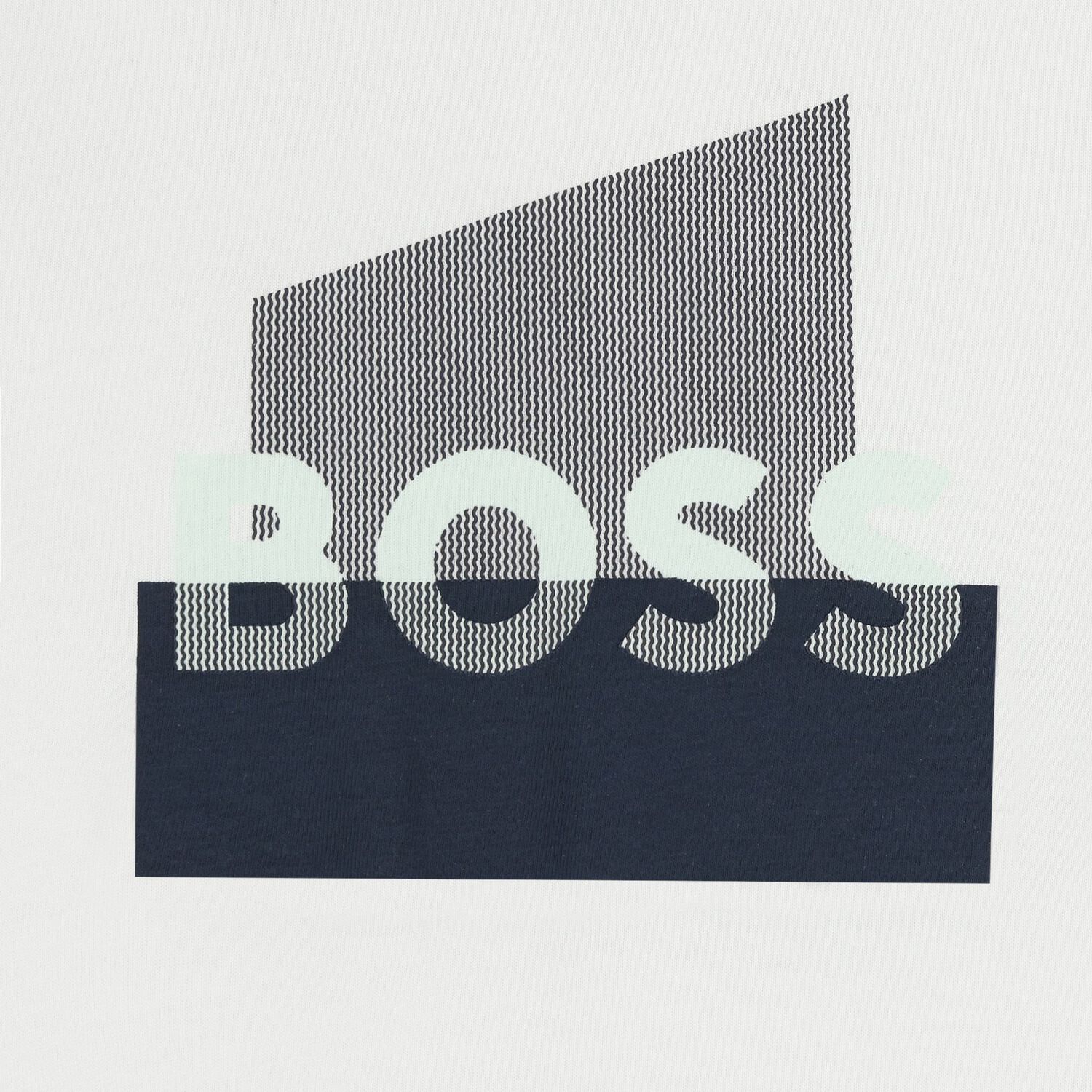 Boys Mini Me White Logo T-Shirt, 3, hi-res