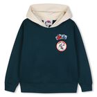 Boys Green Mickey Mouse Disney Hooded Top, 1, hi-res