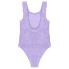Girls Lilac Crinkle Swimsuit, 3, hi-res