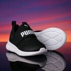 Younger Black Soft Wired 2 Sliptech Trainers, 1, hi-res