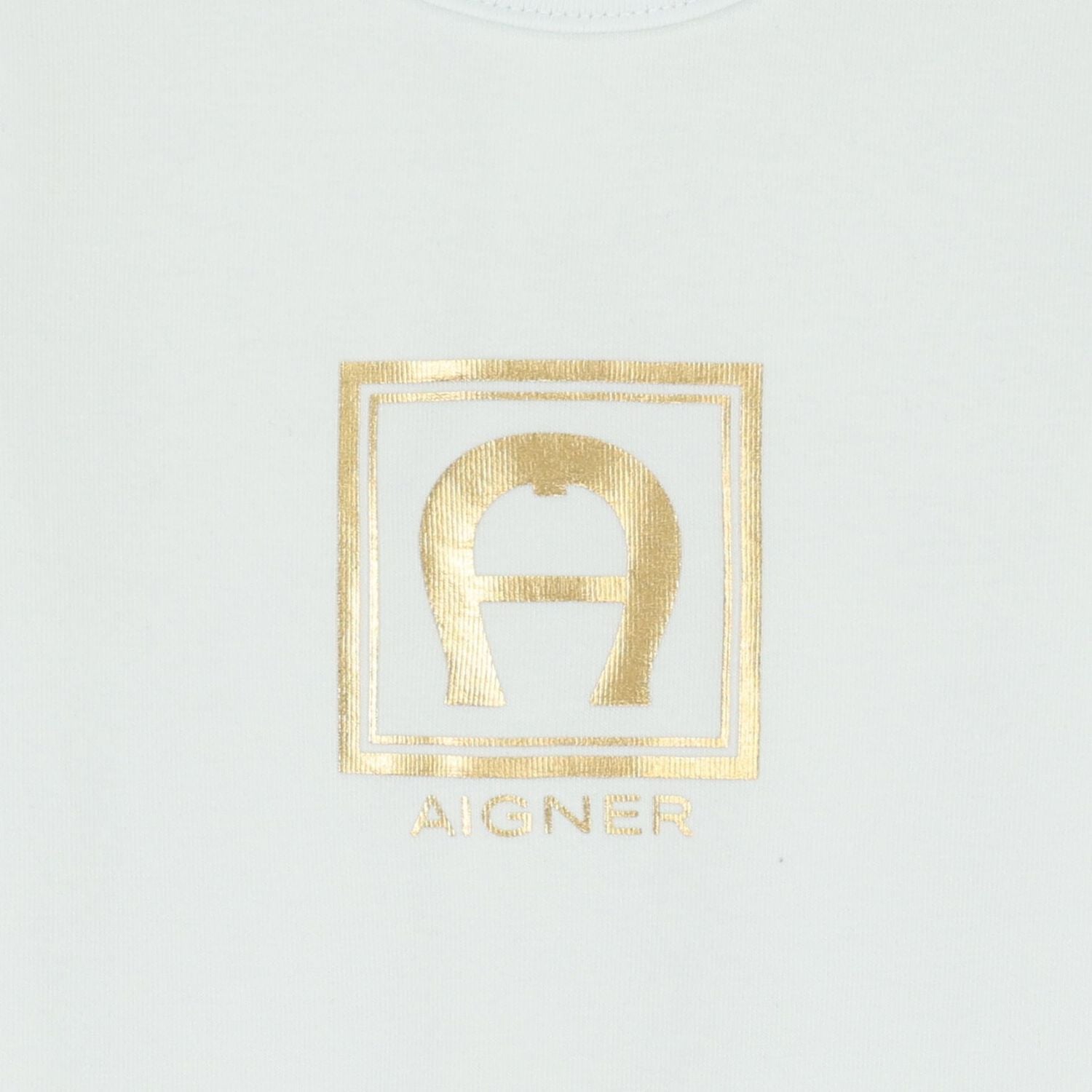 Baby Boys Blue & Gold Logo Babygrow, 3, hi-res