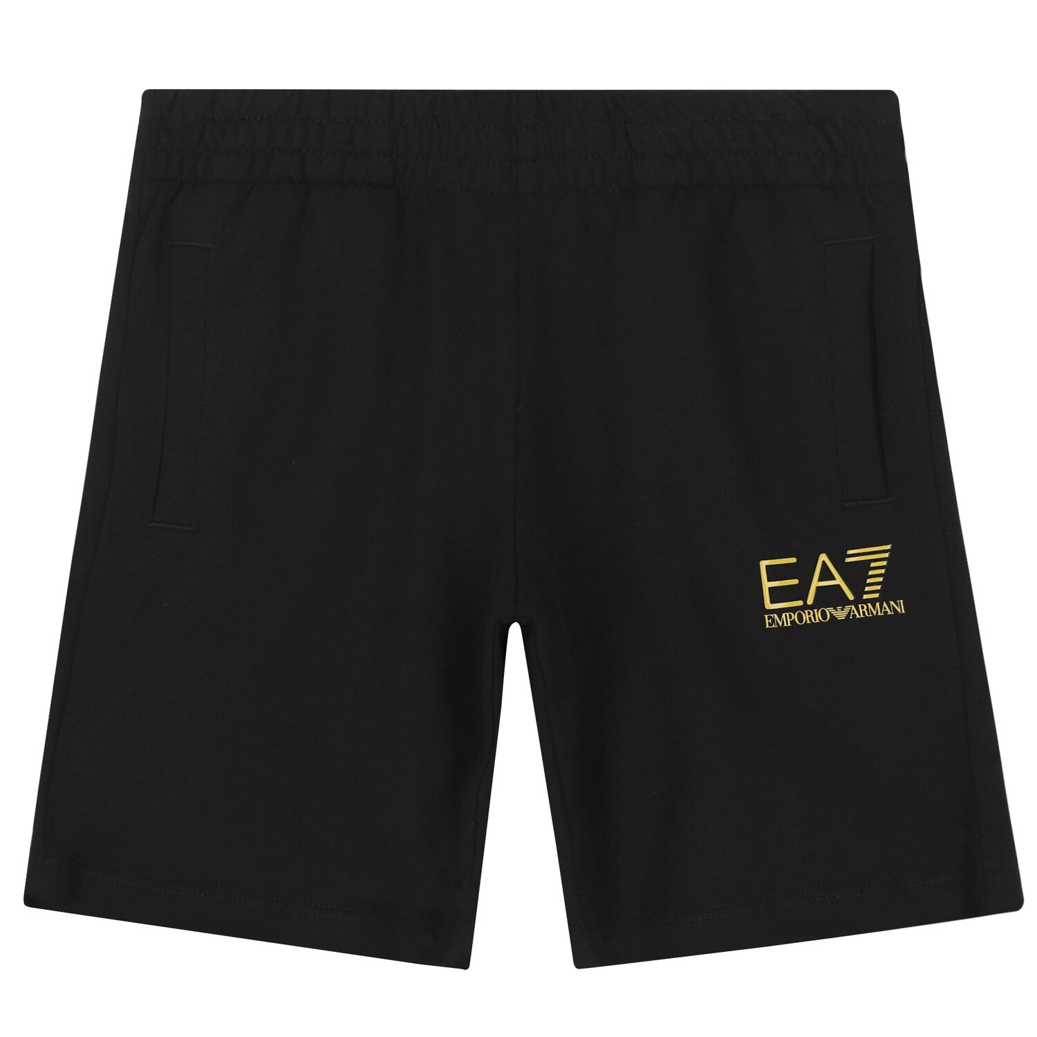 Boys Black Logo Shorts, 2, hi-res image number null
