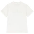 Girls Ivory Logo T-Shirt, 3, hi-res