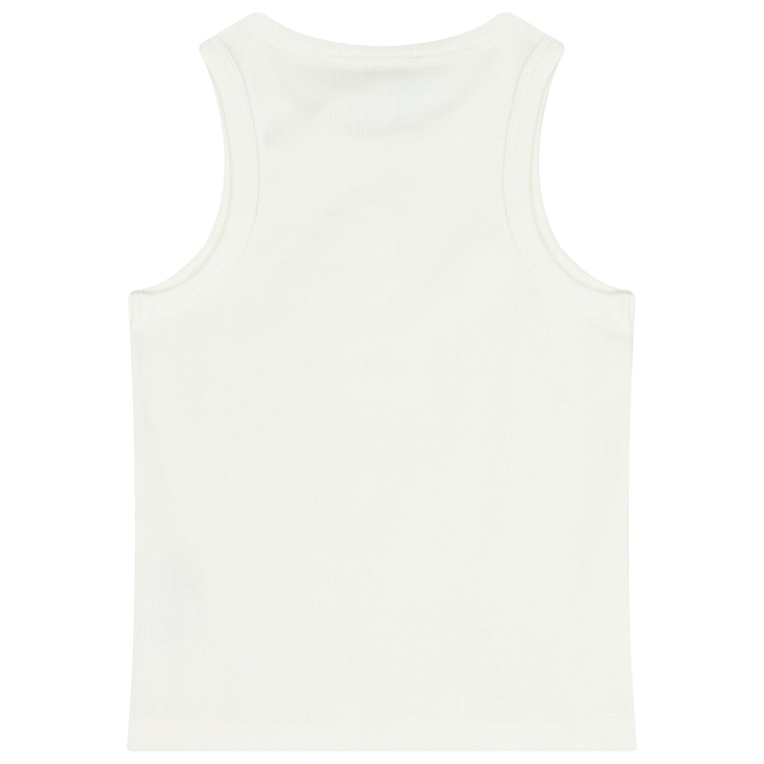 Girls White Logo Top, 1, hi-res